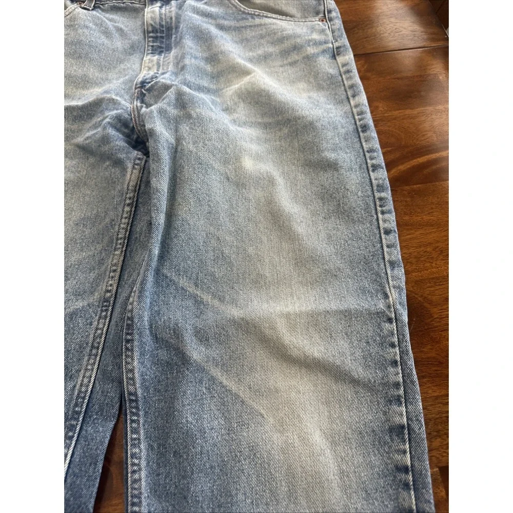 Vintage Levi's 550 Relaxed Fit Tapered Leg Jeans 40x34 Medium Wash Denim Mens
